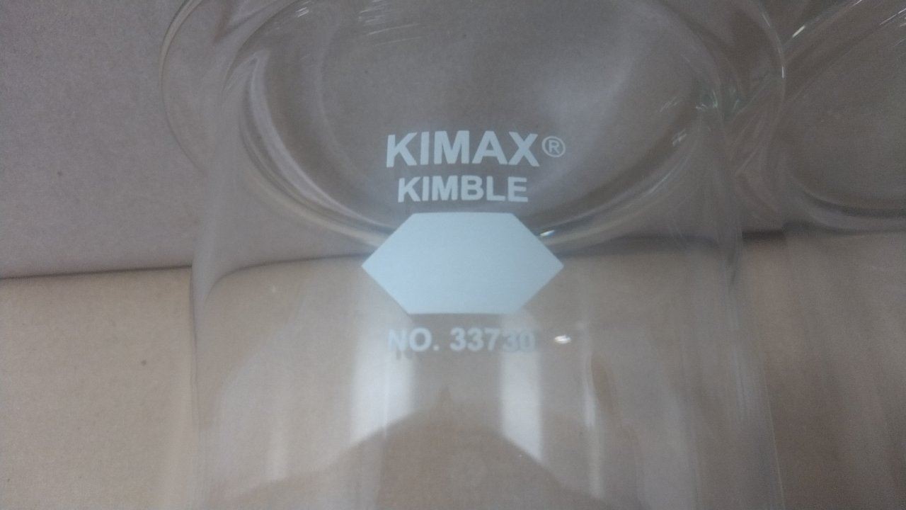 Kimble 33730-1000 2 Pk 1L / 34 Fl Oz Capacity Distilling Flask