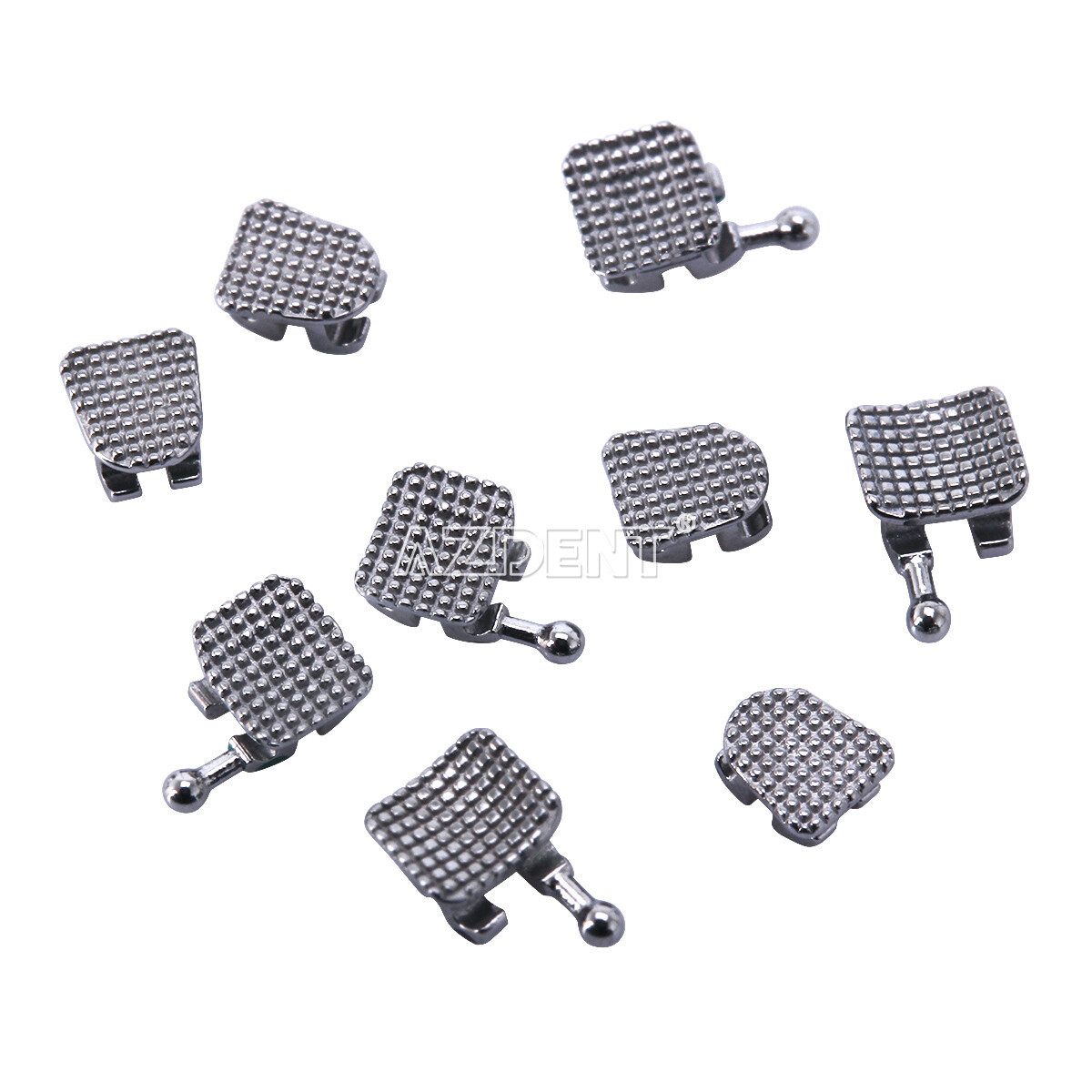 20pcs/kit Dental Orthodontic Bracket Braces Mini Roth .022 Hooks 345 AZDENT