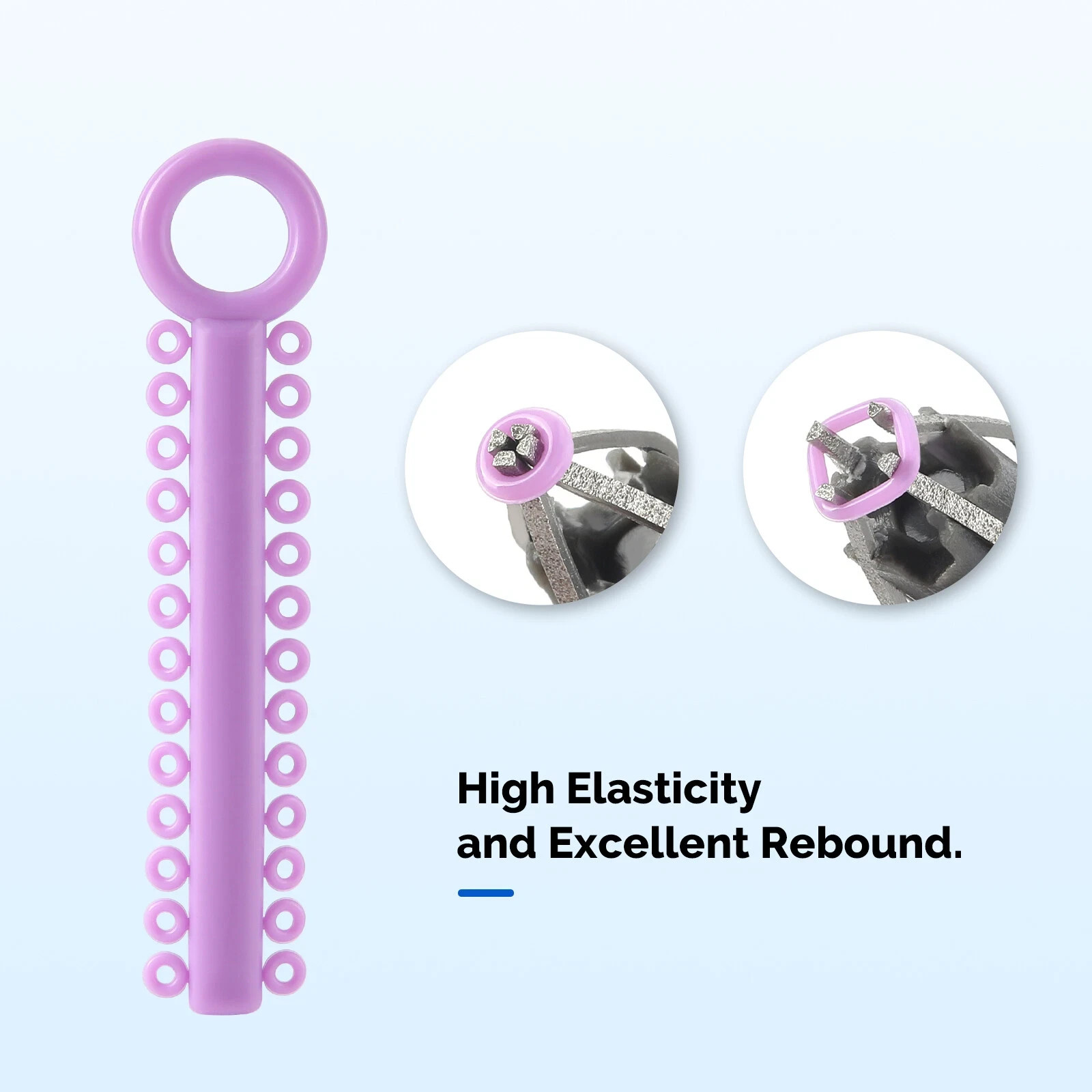 1040pc Orthodontic Elastic Ligature Tie Rubber Braces Dental Ligadura Ortodoncia