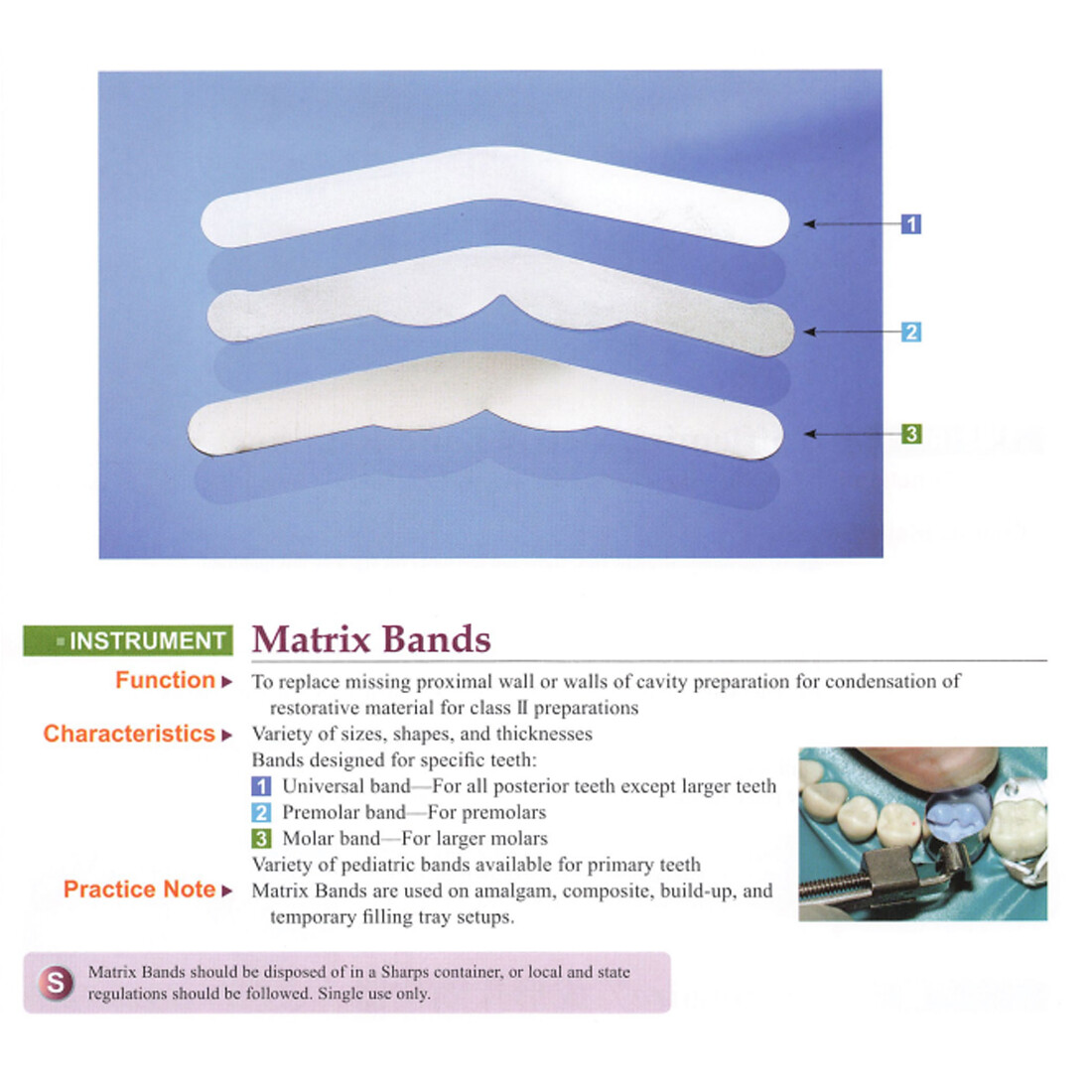 144X EASYINSMILE Dental Tofflemire Stainless Steel Matrix Bands0.015’0.04mm #1-4