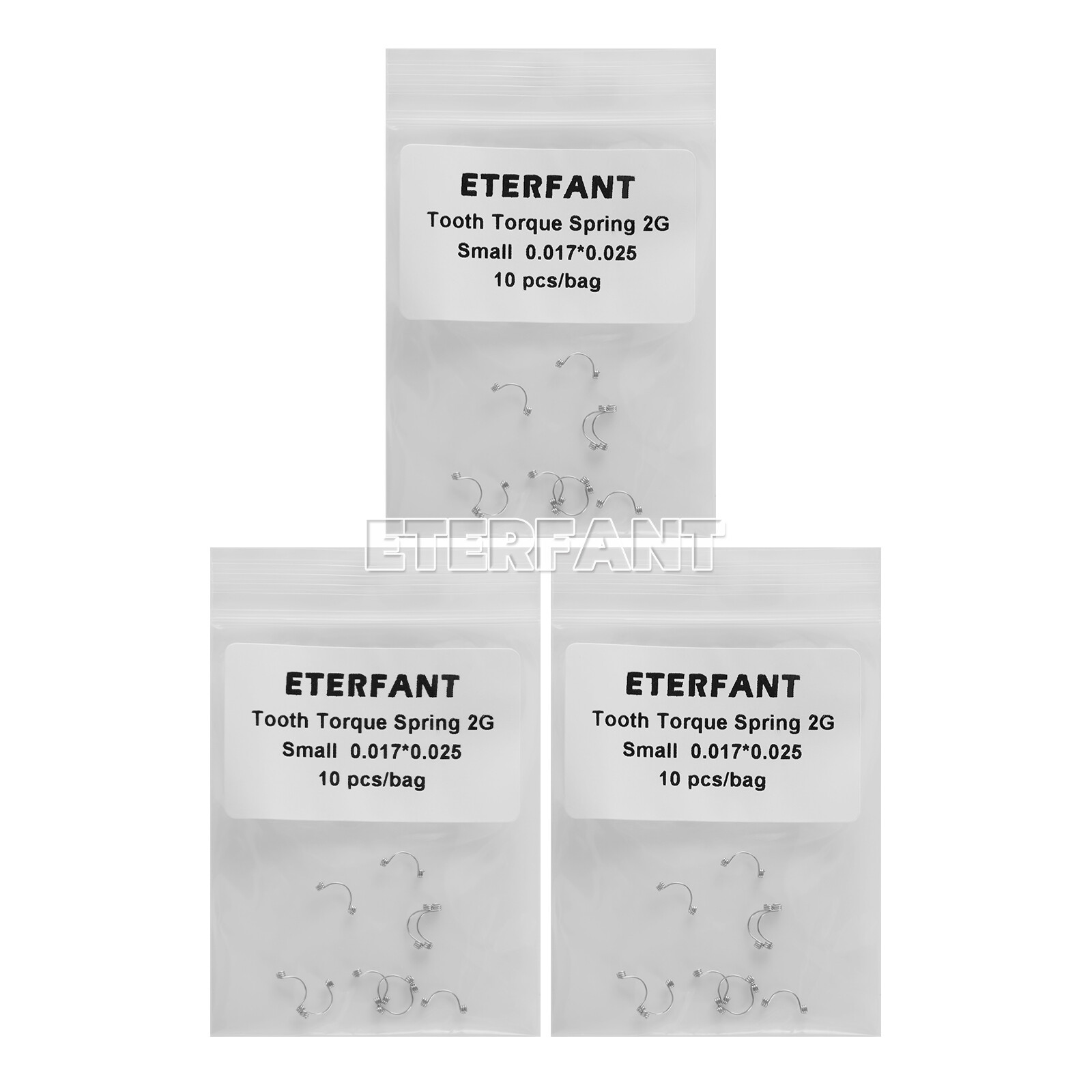 ETERFANT Dental 10PCs/bag Ortho Teeth Anterior Torque Springs Small/Medium/Large