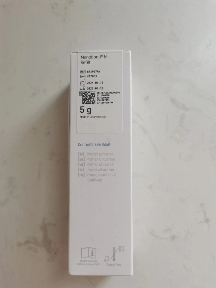 Refill Universal Primer Ceramic Ivoclar Vivadent Monobond N Restoration 5g (FS)