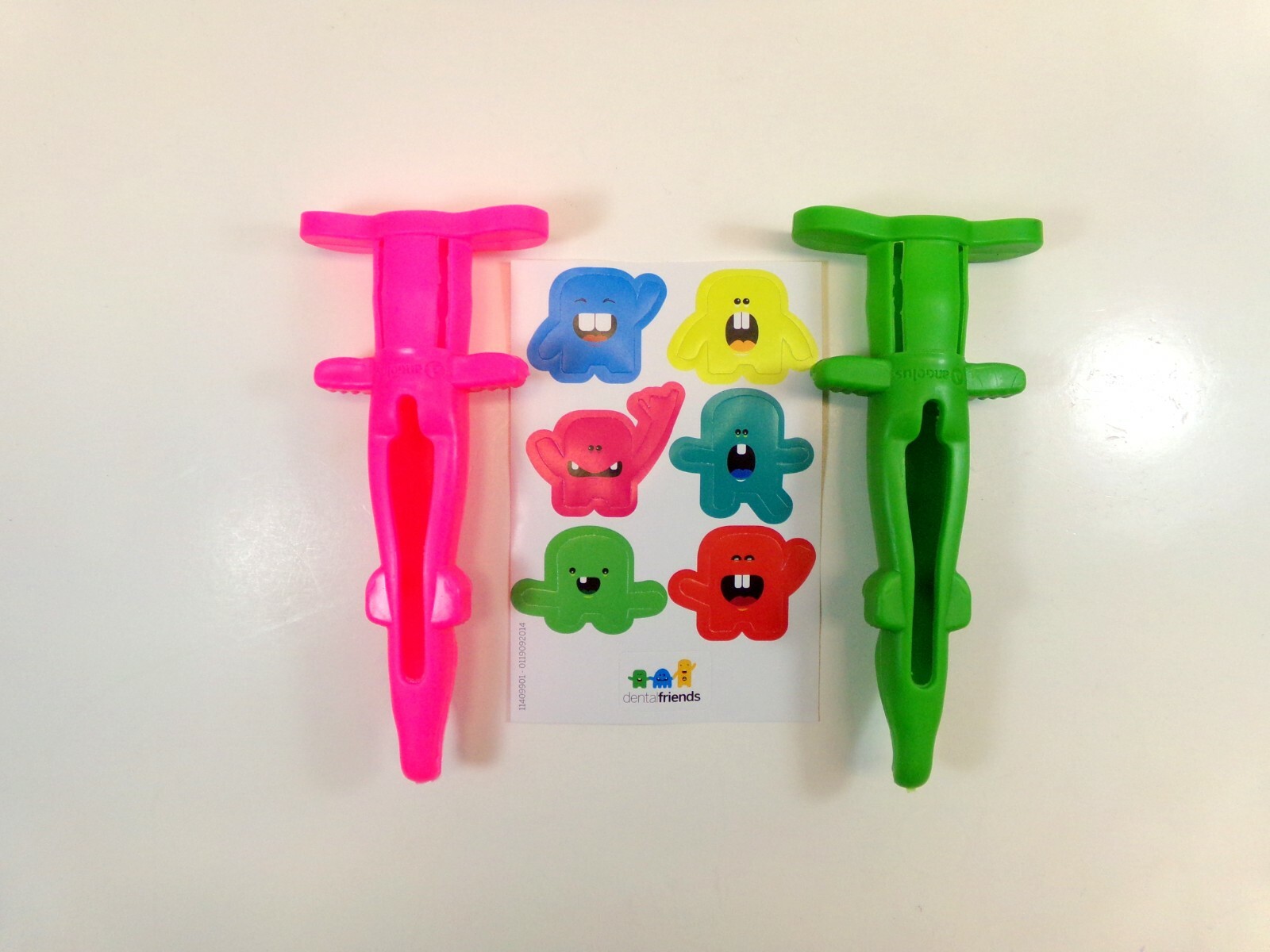 Dental Case Cover Sleeve Carpule Green + Pink Kit /2 Pcs ANGELUS