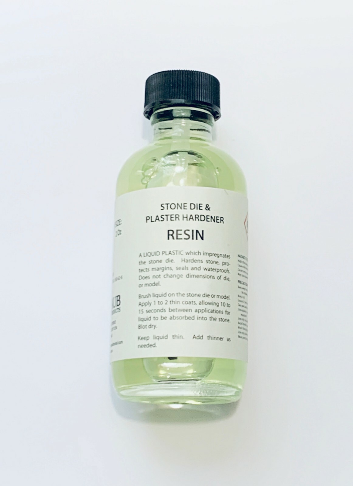 Dental Lab – Stone Die & Plaster Hardener Resin – 2 oz & 16 oz – Taub