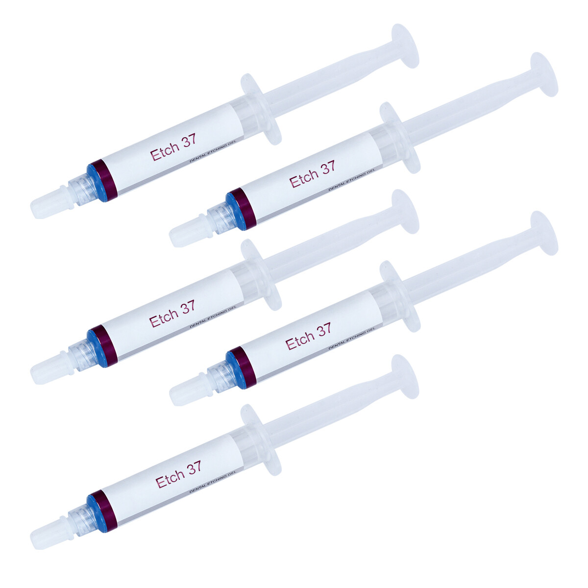 1-20Pcs Dental Dentex Acid Etch Etching Gel 37% Dentin Enamel 5ml/Syringe