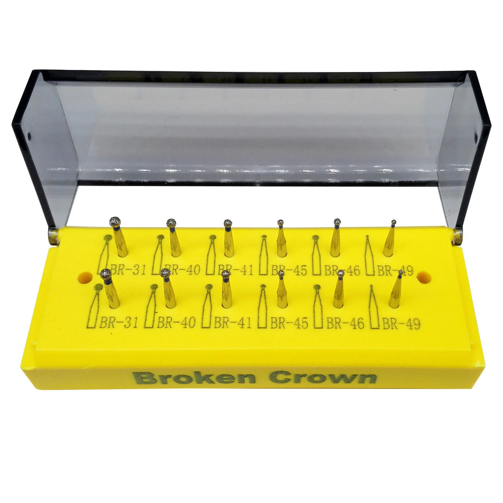 Dental Diamond Burs All Ceramic/Porcelain /Anterior Veneer/Broken Crown/Standard