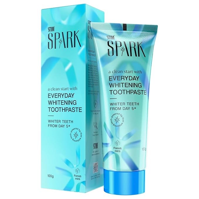 STIM Spark Everyday Whitening Toothpaste Whiter teeth from day 5 PACK OF 1PC