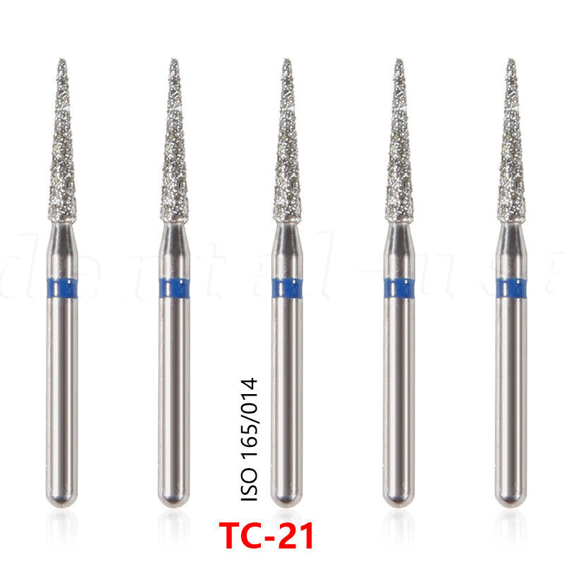 5Pcs/1Pack SANDENT Dental Burs Diamond Burs for High Speed Handpiece FG Burs