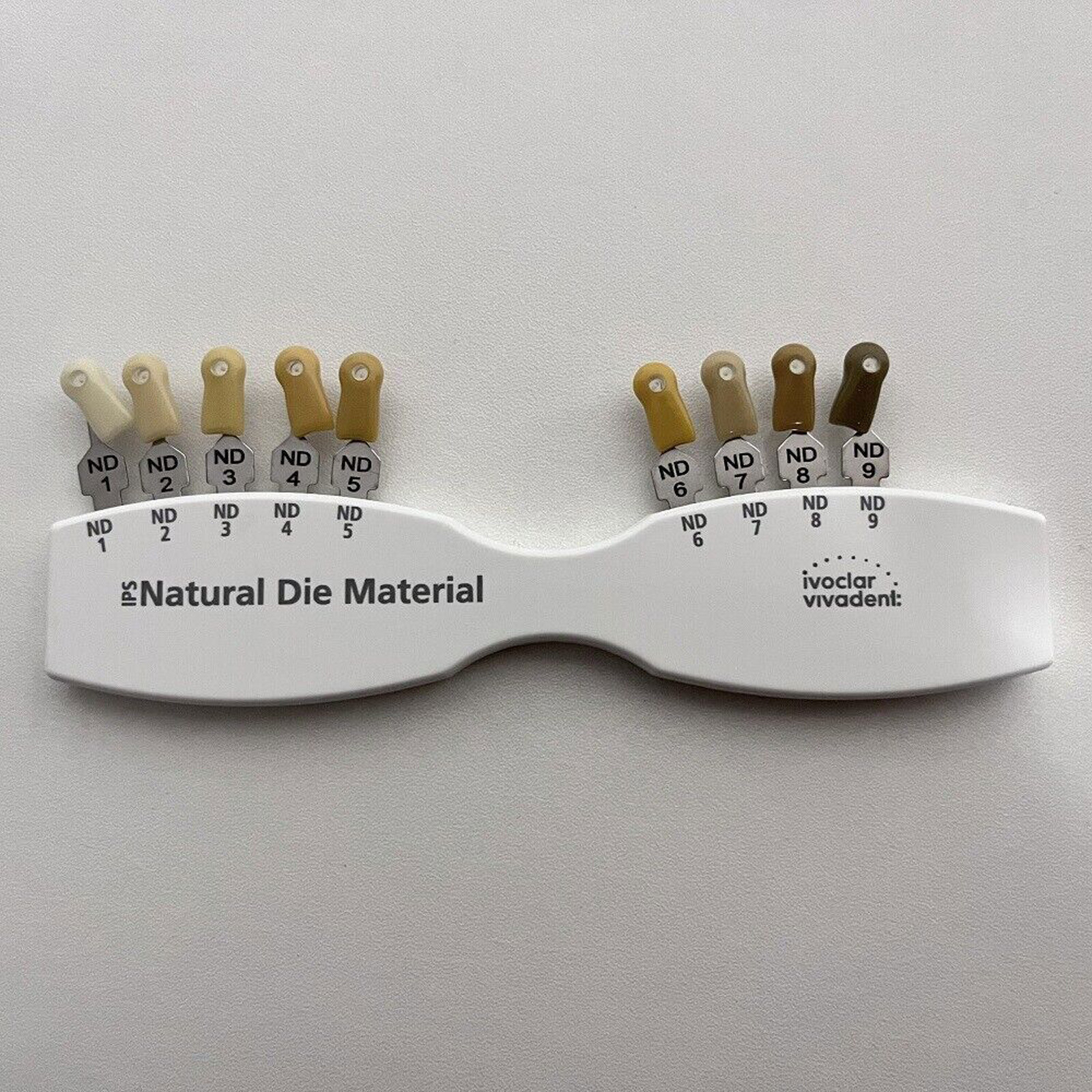 1Set Dental IPS Natural Die Material Shade Guide Ivoclar Vivadent ND1-9 Abutment