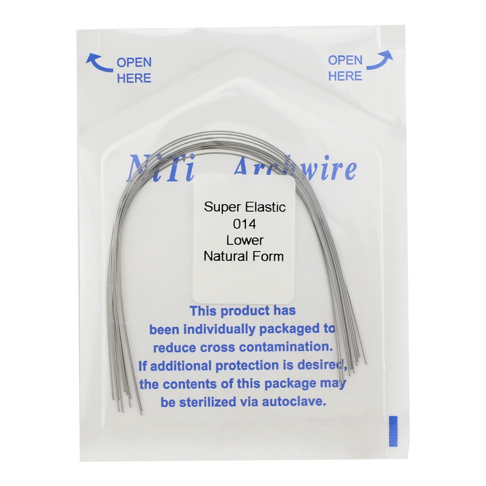 Dental Orthodontic Niti Arch Wire Elastic Rectangular Round Arcos de Ortodoncia