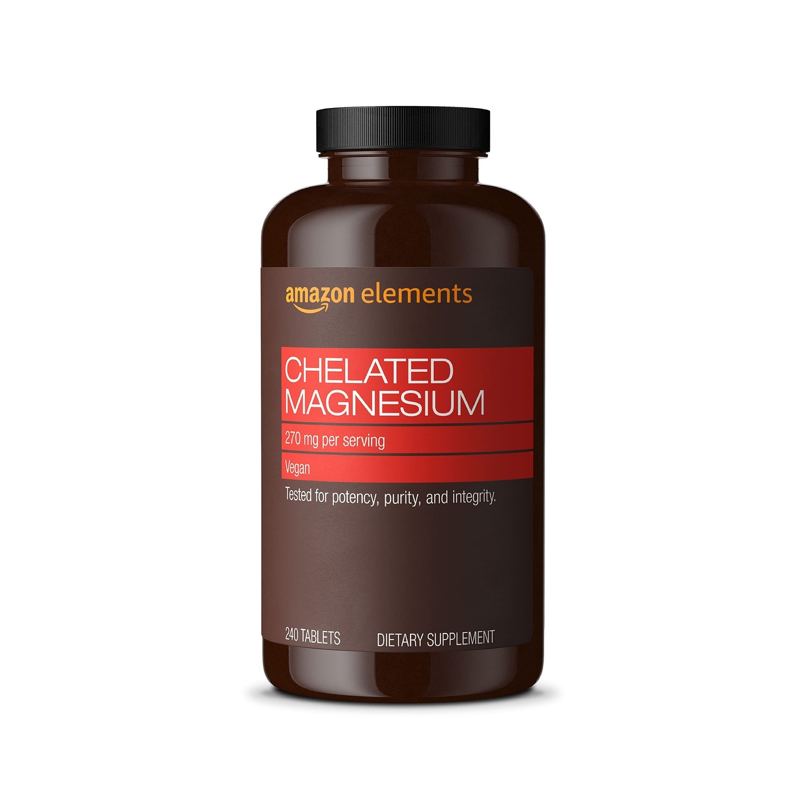 Amazon Elements – Chelated Magnesium, 240 tablets, 270 mg per S… USA Fast Ship