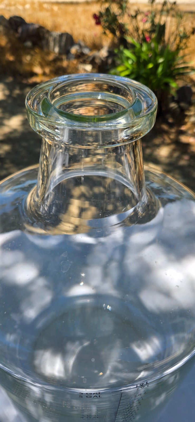 PYREX #1596-5 5G 19L Carboy Solution Chem Bottle Tooled Neck 5 Gallon England A