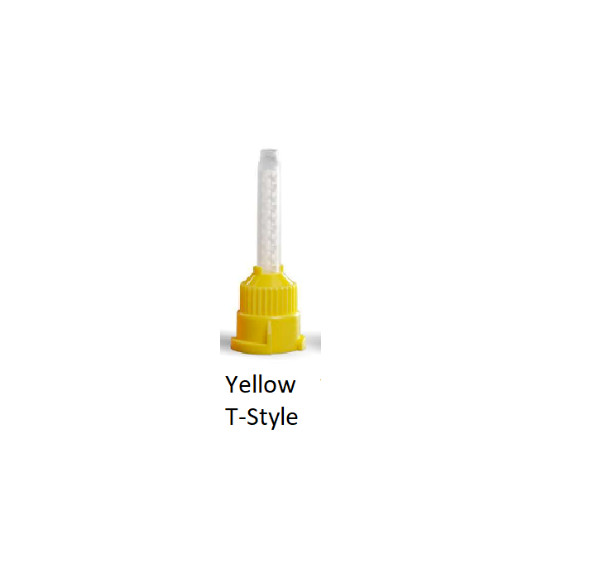 PacDent Type 50pcs Mixing Tips Dental Impression VPS/PVS Yellow