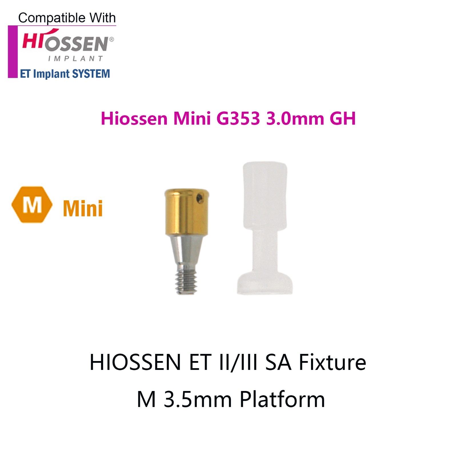 US Osstem HIOSSEN ET Mini Locator Overdenture Abutment Locator Male Caps Tool