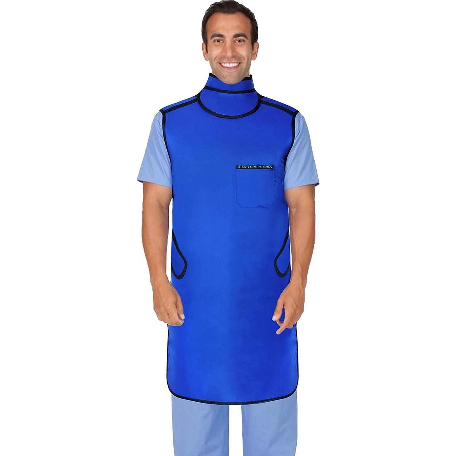 Lead Apron 0.5mmpb Xray with Thyroid Shield Collar Dental Lab Apron Lead Protect