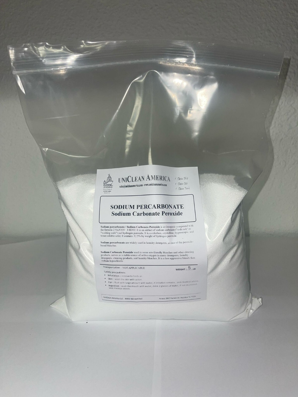 cleaning booster & stain remover powder I Sodium Percarbonate I Made In USA