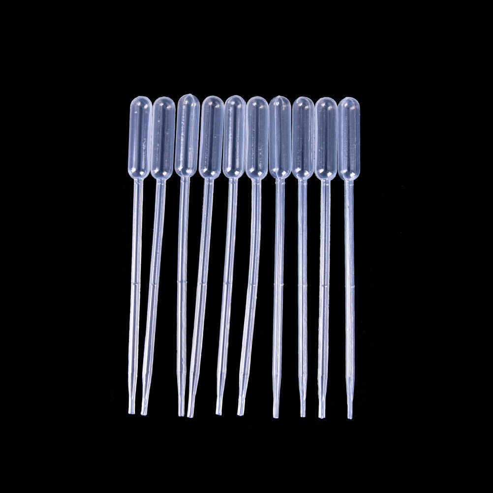 10~100 pcs 1/2/3/5/10ml Plastic Disposable Transfer Oils Pipettes Eye Dropper U