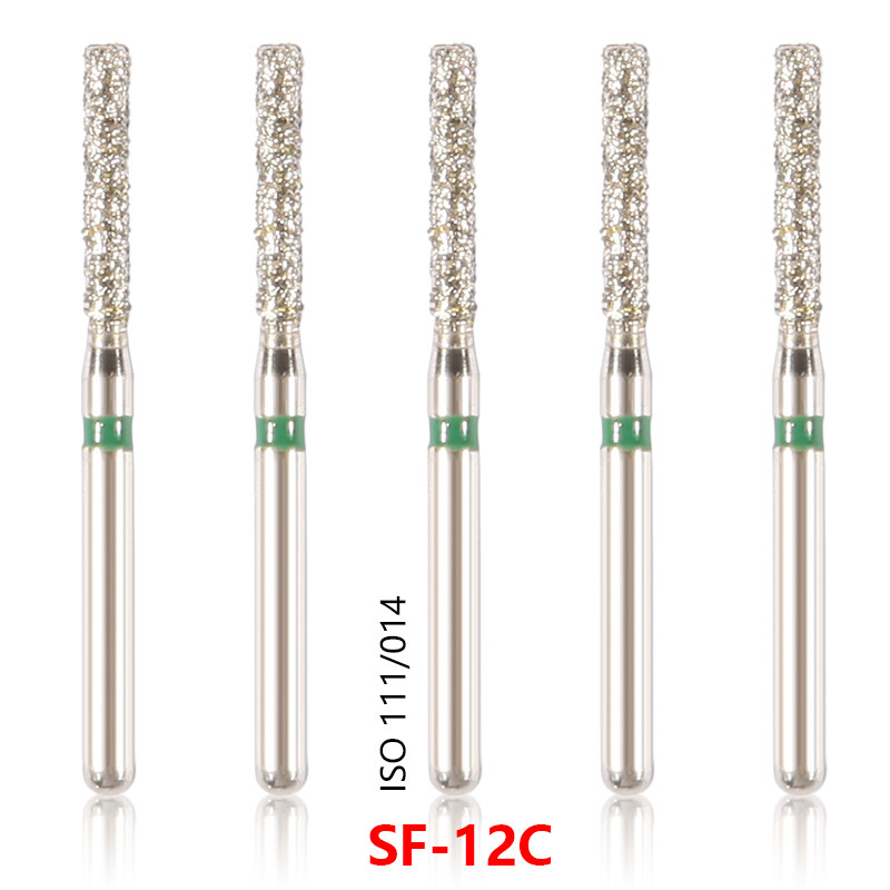 20Types 100Pcs Dental Diamond Burs Drills For High Speed Handpiece Medium FG BUR