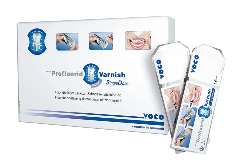 Voco Profluorid Varnish 10 Single Dose (Cherry,Melon,Caramel,Mint).