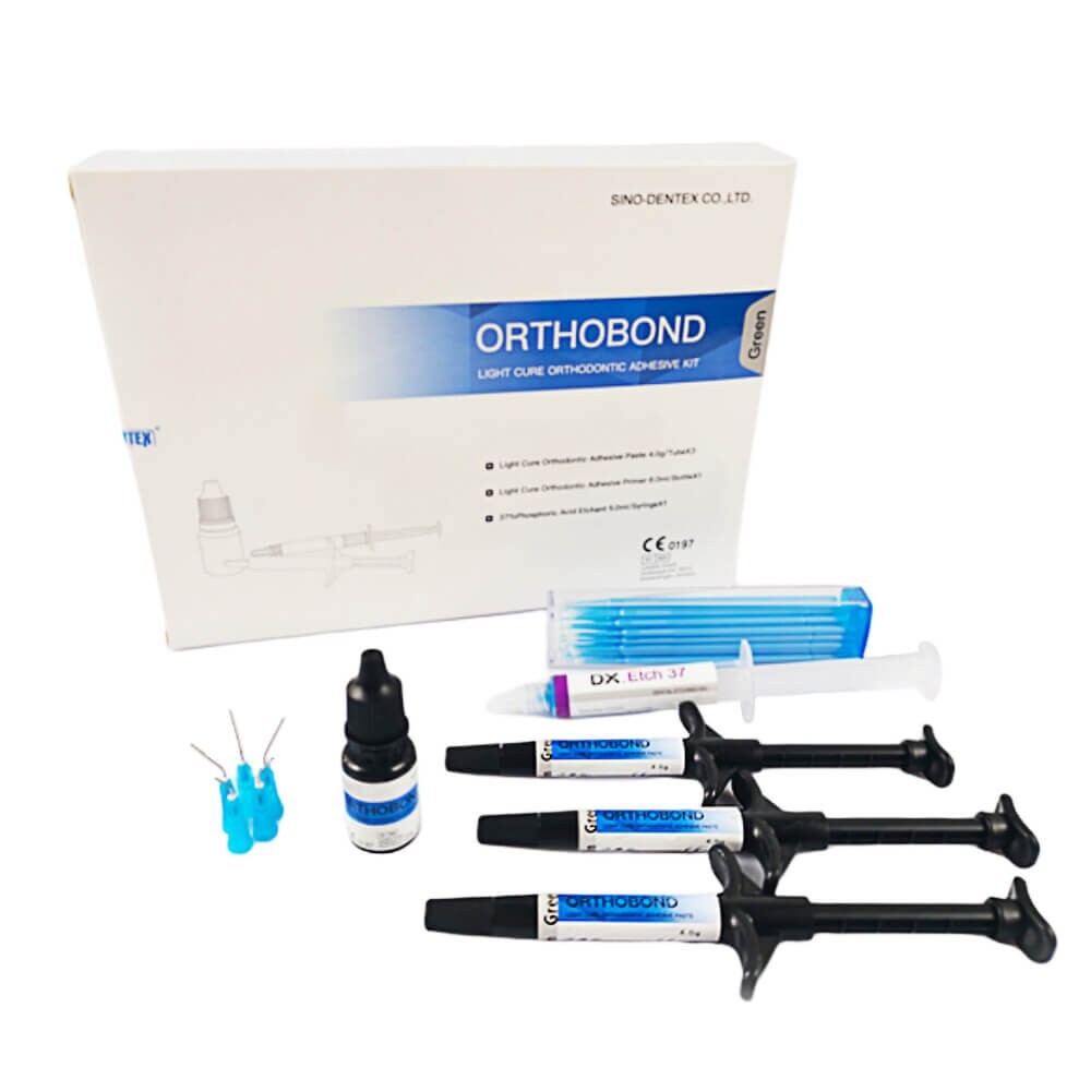 1 Box Dental Orthodontics Bonding Adhesives Clear Standard Kit Paste and Primer