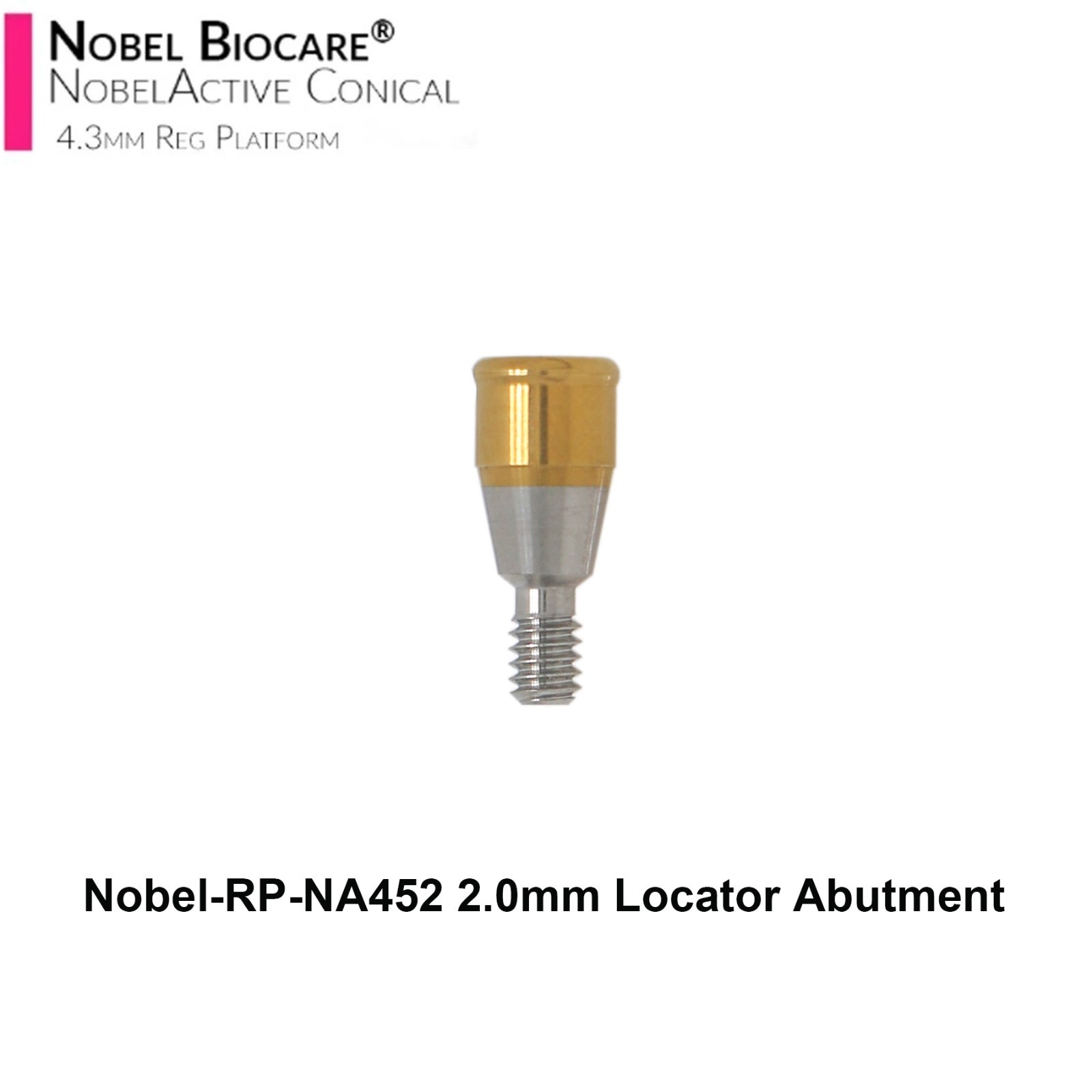 US Locator Abutment NP 3.5mm RP 4.3mm for Nobel Active Conical & Cap Inserts Kit