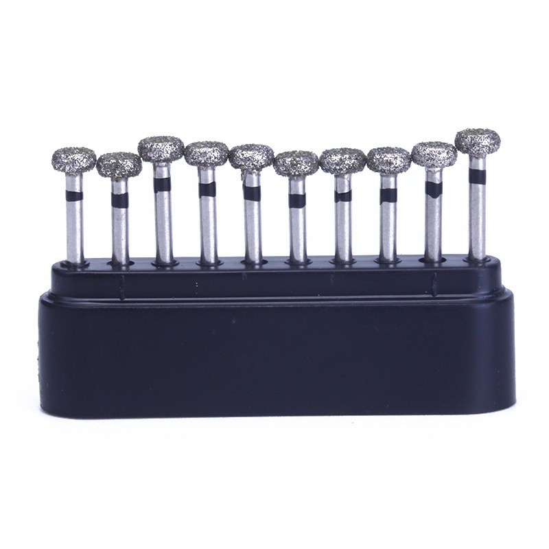 10Packs AZDENT Dental Super Coarse FG Diamond Grit Burs For High Speed Handpiece