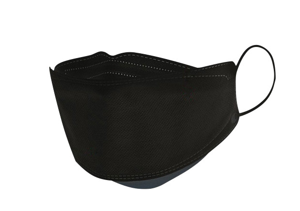 2 PCS KF94 BLACK Protective Face Mask Adult Made in Korea KFDA Approved