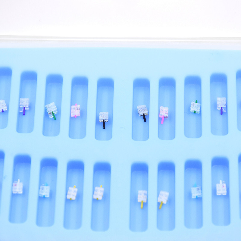 20 Pcs Dental Monocrystalline Sapphire Braces Ceramic Bracket Ortho Roth 022 345