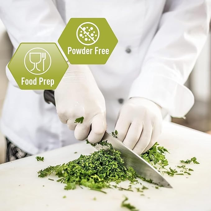 Powder Free Latex Examination Gloves Disposable Medical Food Safe S M L XL Bulk