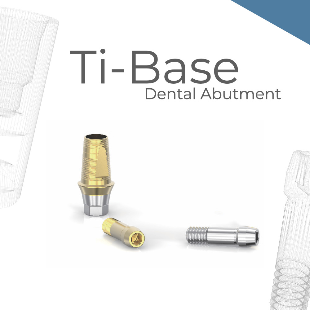 Titanium Ti-base Dental abutment for Zirconia Crown “We have ALL Implant SYSTEM”