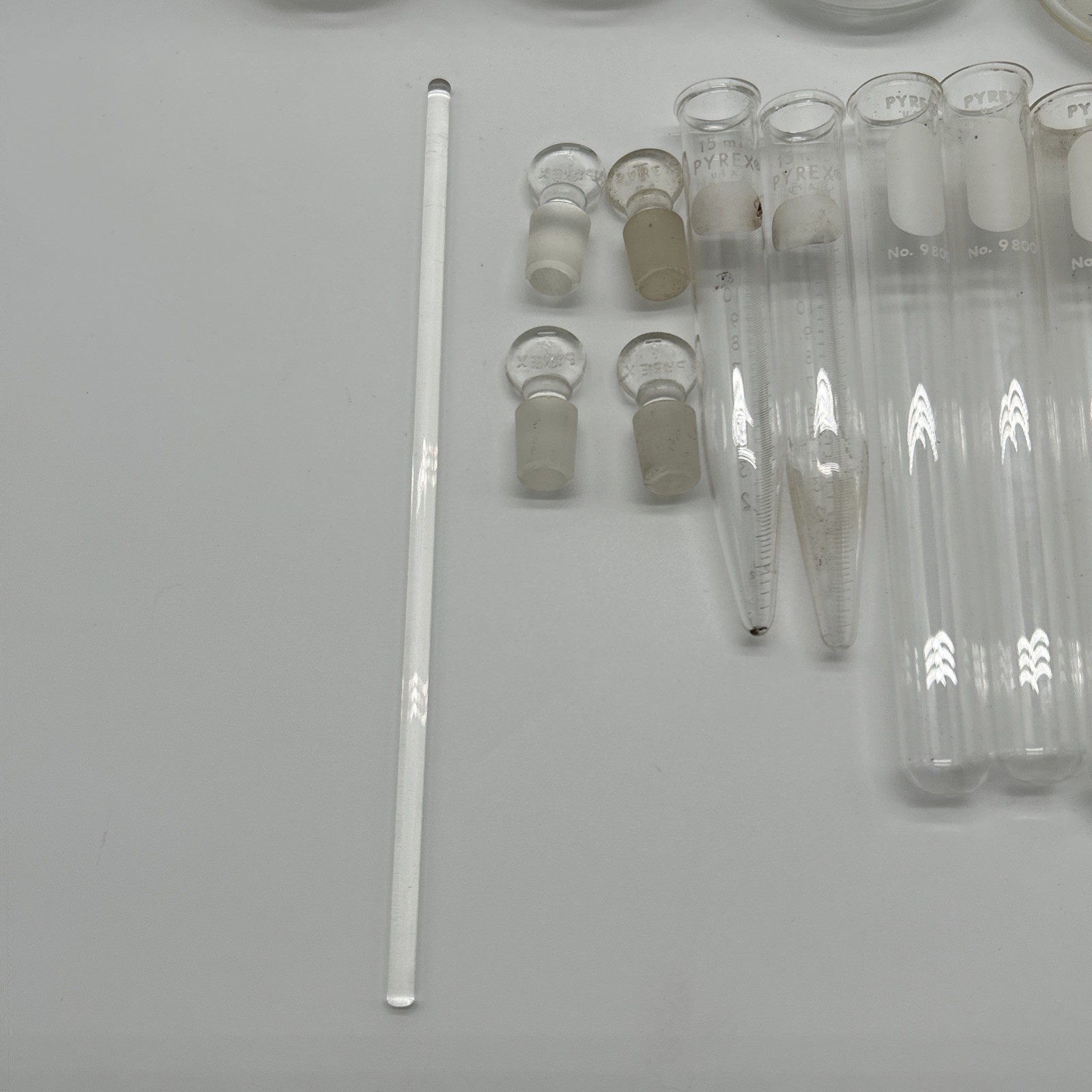 VINTAGE Pyrex USA Glass Laboratory Supplies – Lot of 20 Pieces