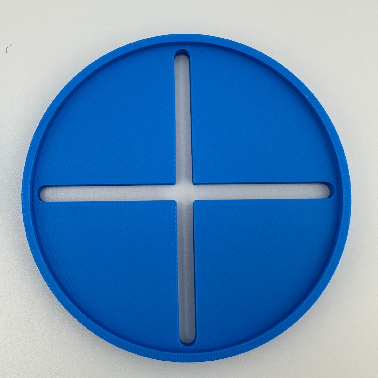 90mm Petri Dish Segmentation Guides Set (8) | 2–10 Divisions Colony Counting