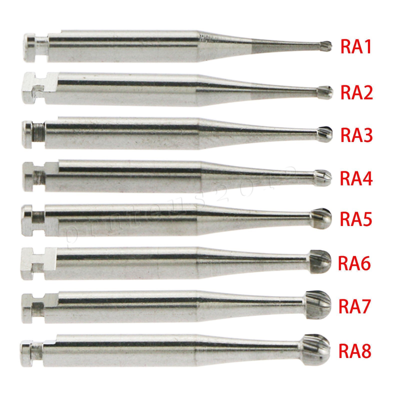 Dental Round Burs Carbide Latch Burs RA 1 2 3 4 5 6 7 8 LA Slow Speed PRIMA