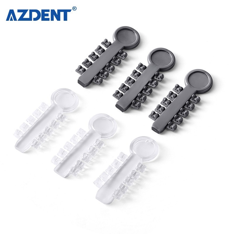 200pcs/20 sticks Dental Rotation Wedge Orthodontic Rubber Elastic Rotary Pads