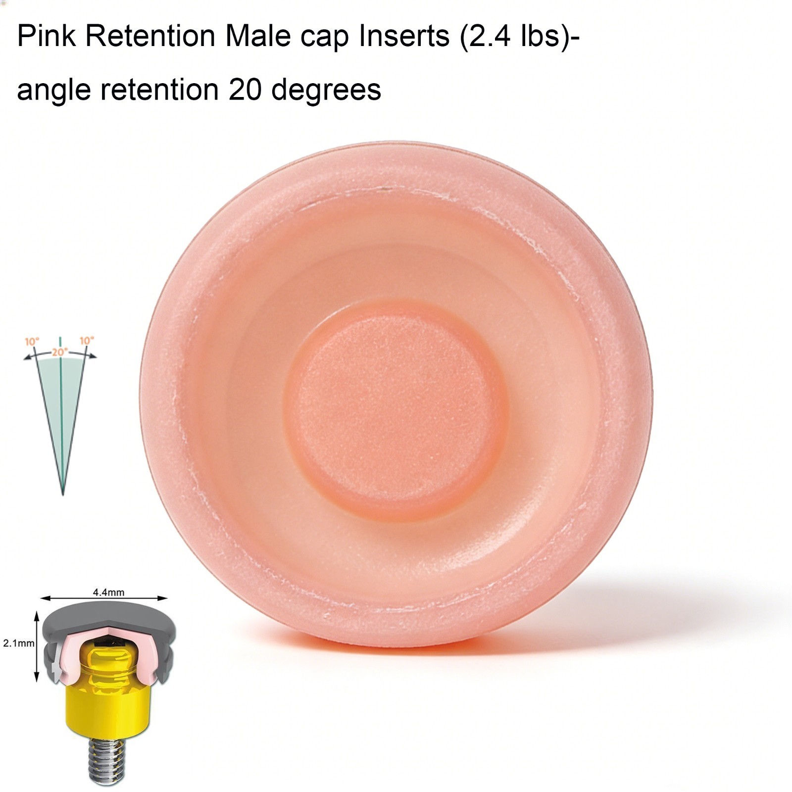 US Implant Replace Standard Male Inserts Fit ZEST Locator Legacy Dental Abutment