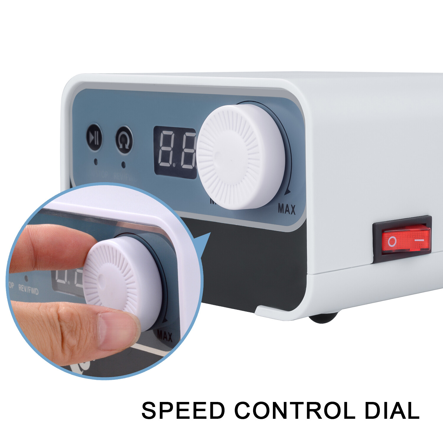 50W Electric Nail Drill Grinding Machine 50K RPM Brushless Micromotor Polisher