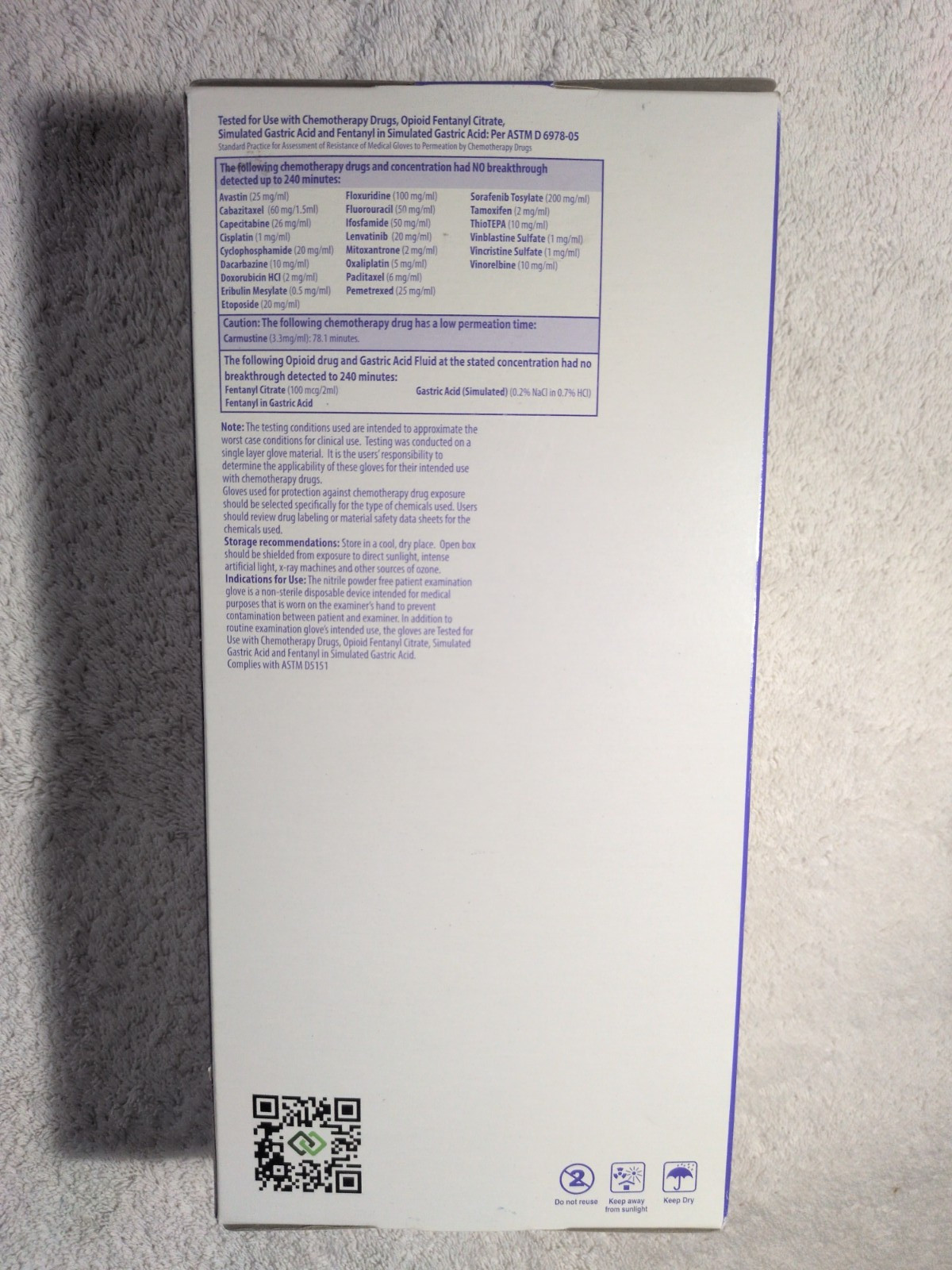 12″ Kimtech Polaris Xtra Nitrile Exam Gloves 62764 7.5 Mil Ambidextrous