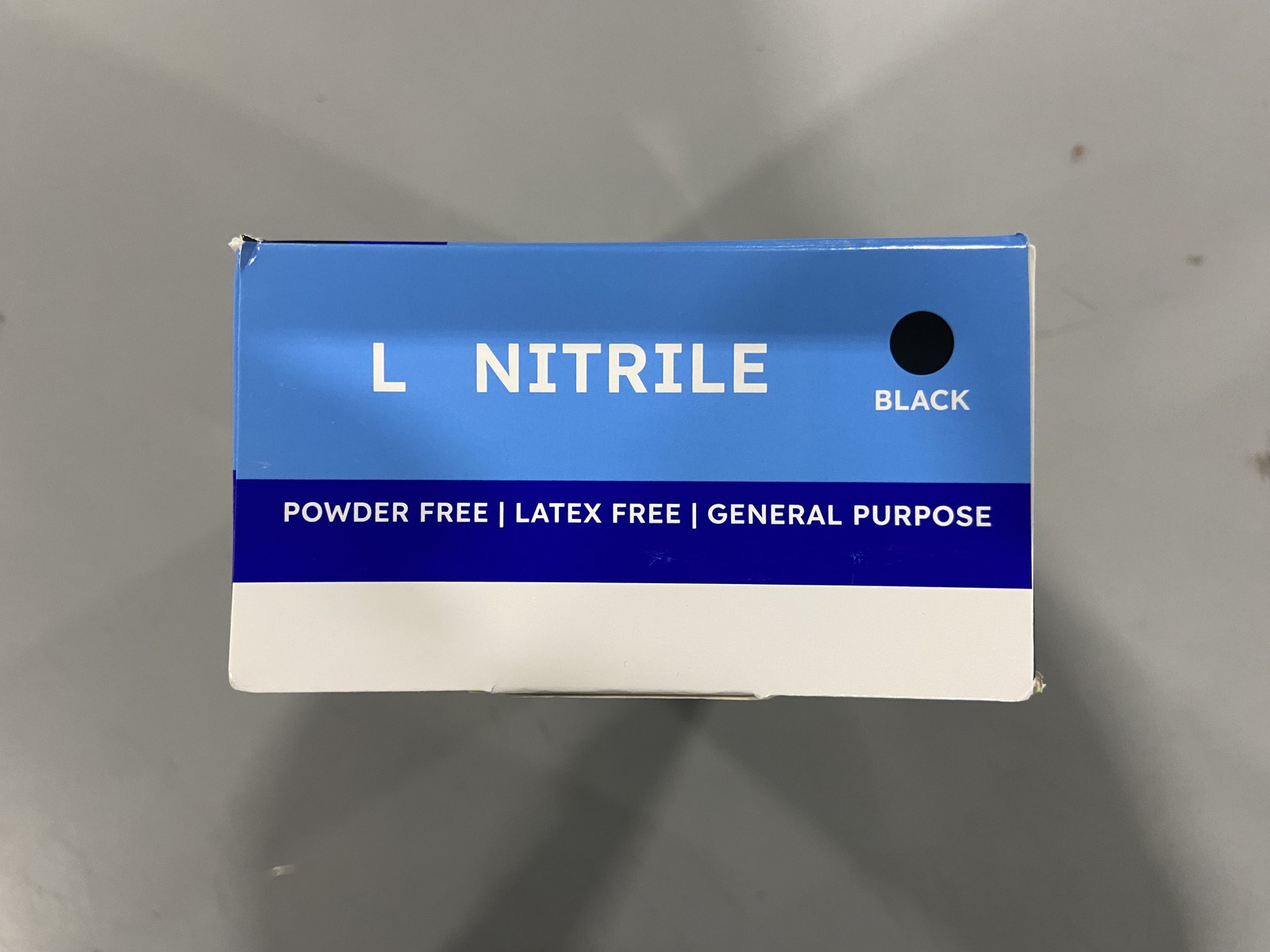 GENERIC PRO POWDER FREE, NITRILE, LATEX FREE GLOVES ( 100 COUNT), SIZE L – BLACK
