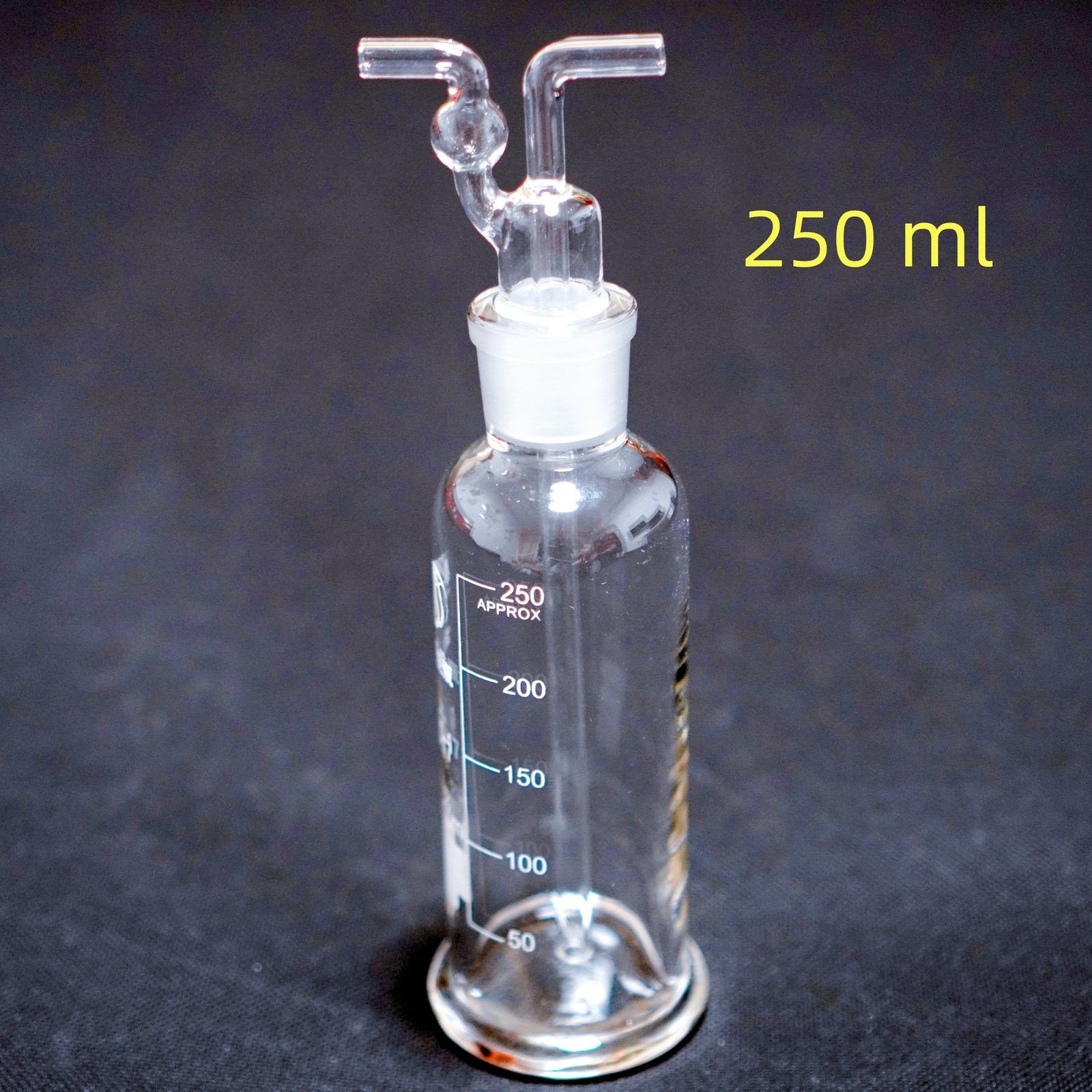 Lab glass gas wash bottle washing bottle 1000 ml, 250 ml, 500 ml lab glassware