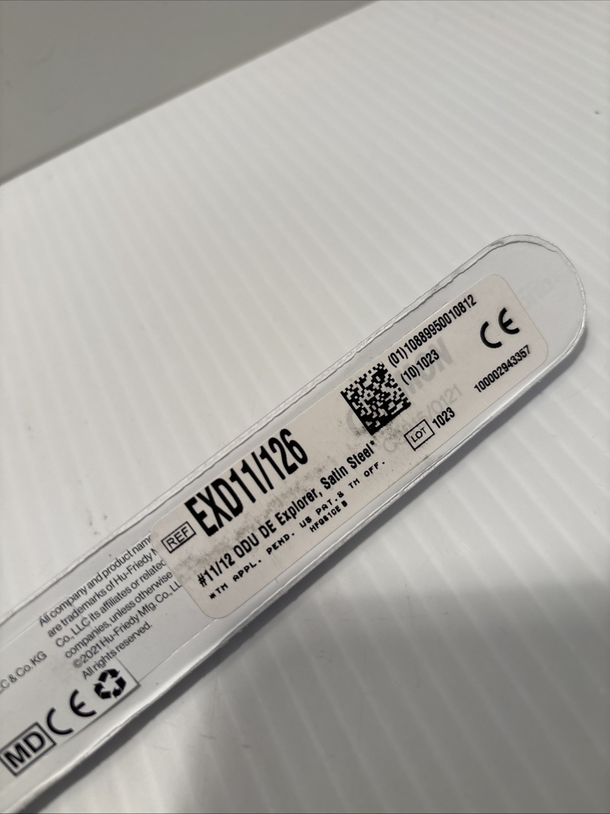 HU FRIEDY Dental Instrument Explorer No 11/12 | EXD11/126 |ODU DE Satin Steel