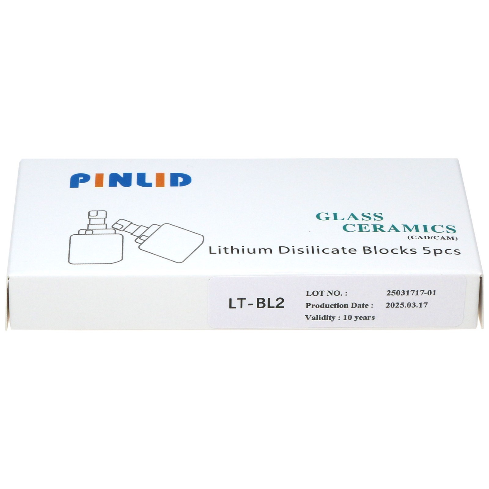 US C14 LT BL2 Ceramic Blank CEREC CAD/CAM Dental Milling 1/2/5/10/20 Boxes
