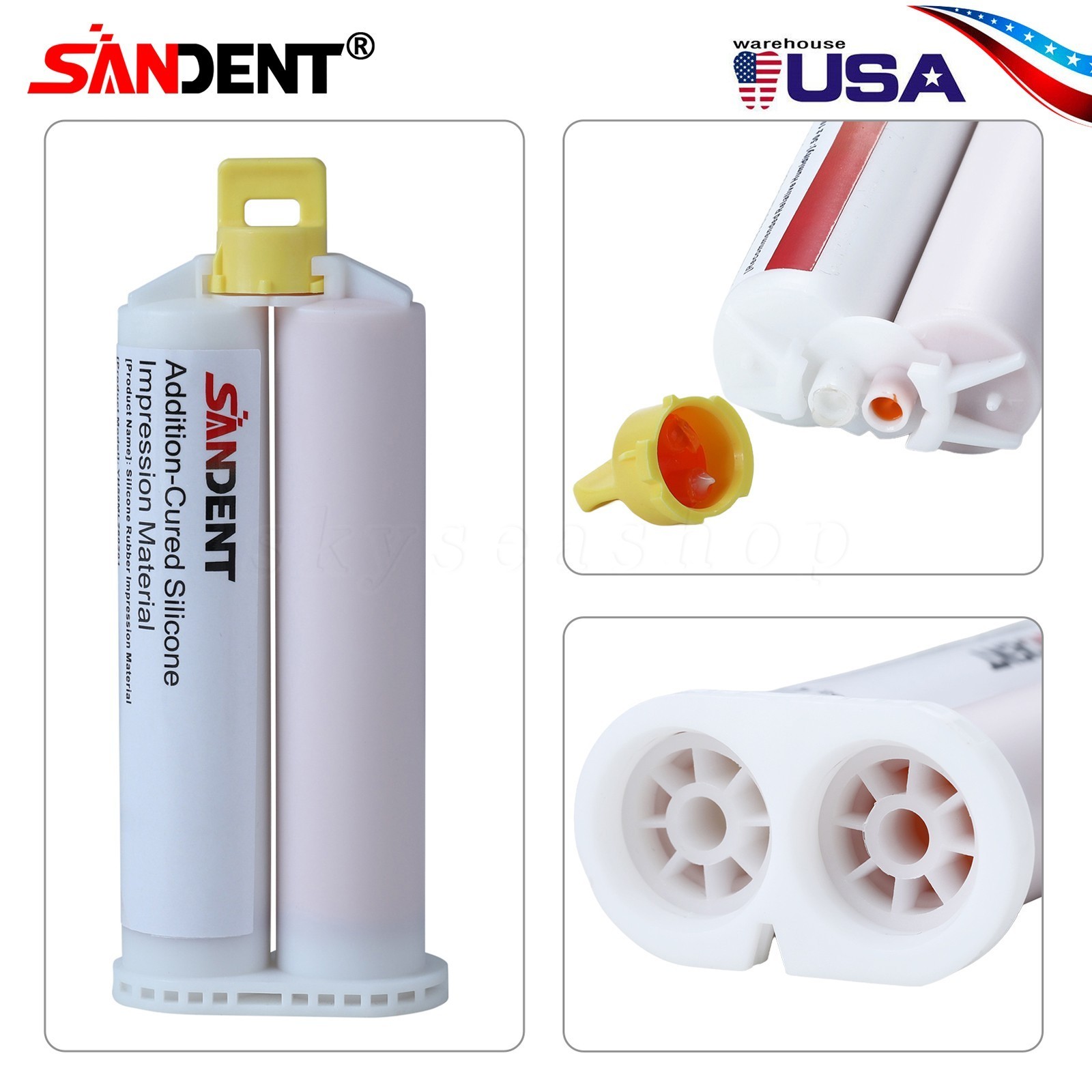 REGULAR SET Light Body Dental Impression Material VPS 50ml 5 Tips