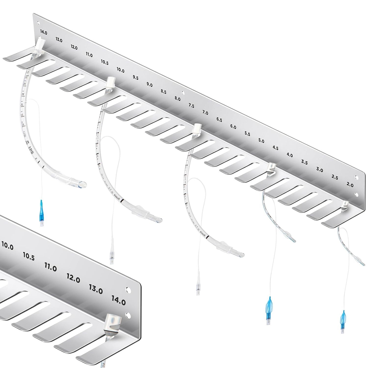 Endotracheal Tube Holder 304 Stainless Steel Rack Wall Hanging Frame Endotrac…