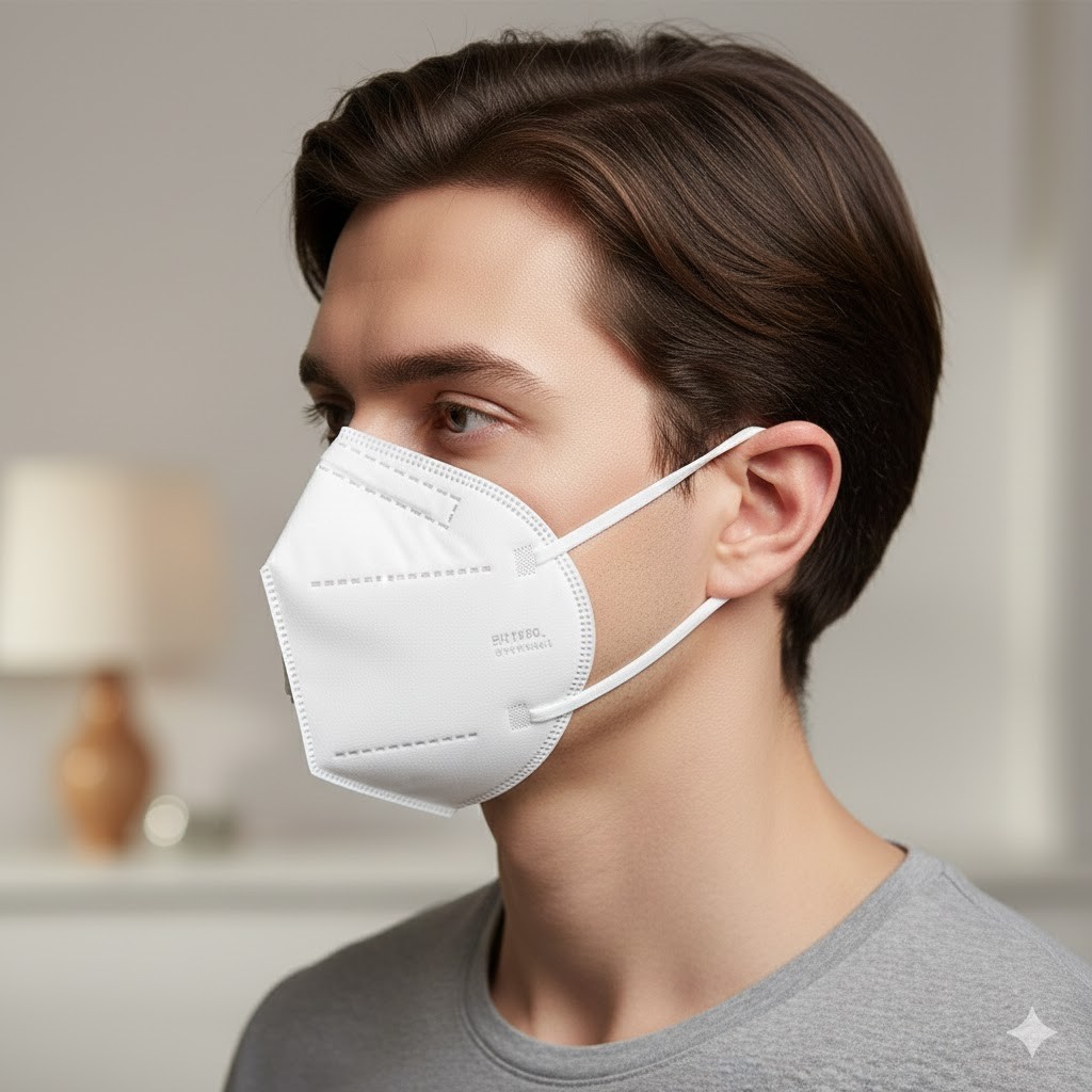 [10 Pcs] KN95 Face Mask(BFE 95%)Non-Medical Disposable Mask With Breathing Valve