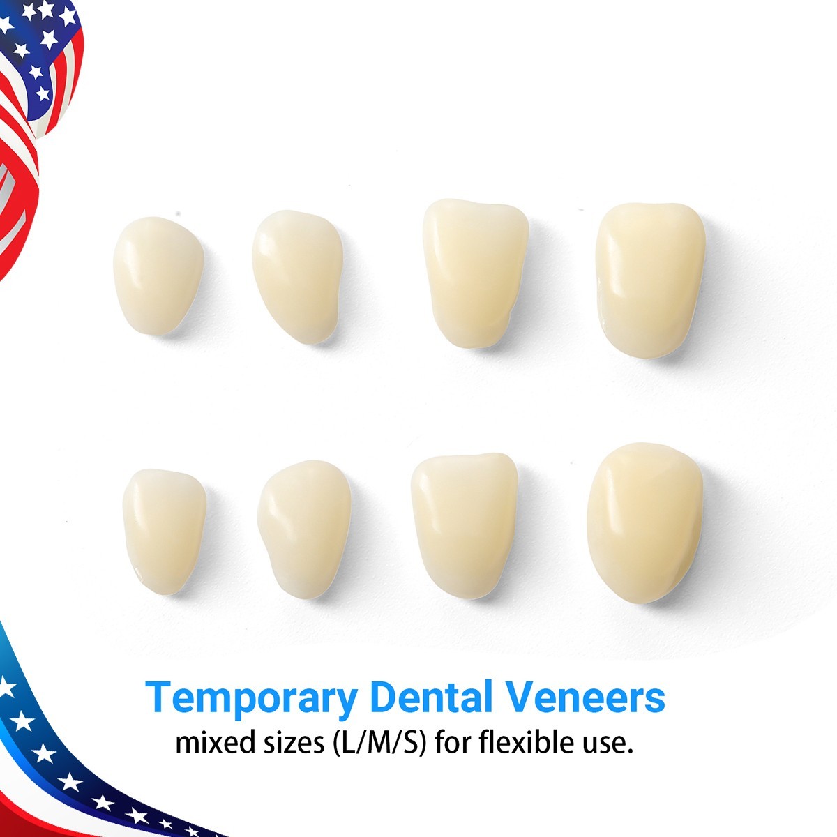 Dental Teeth Veneers Whitening Resin Anterior Upper Temporary Crowns A2 Nature