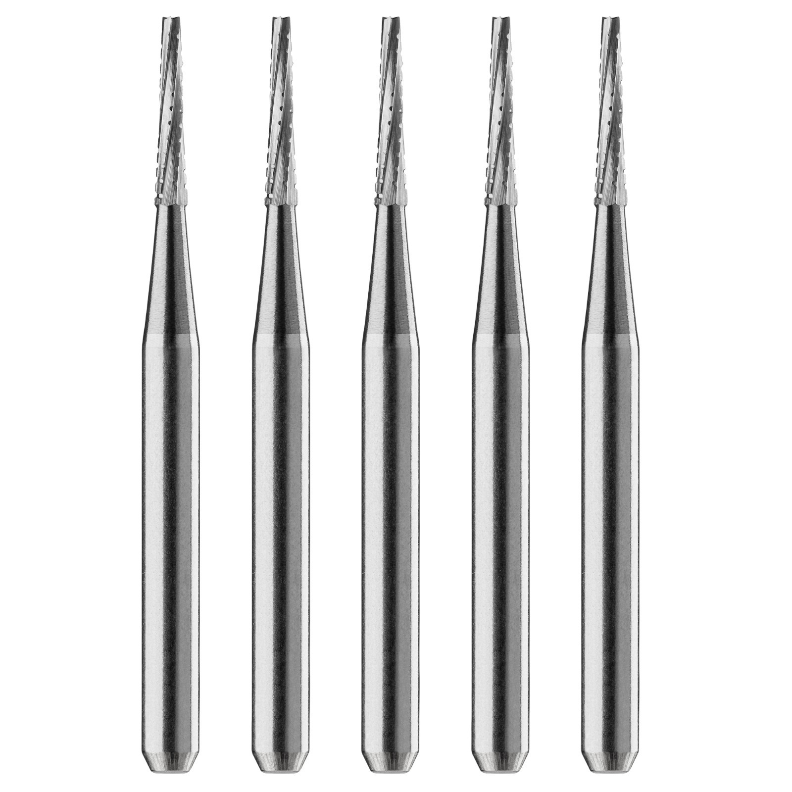Dental Carbide Burs FG699L Friction Grip Flat End Taper Cross Cut Long Head 21mm