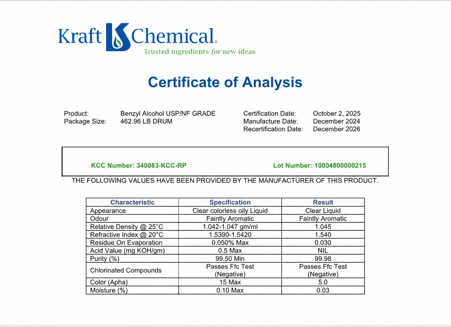 2x 100mL Benzyl Alcohol USP/NF FCC High Purity Lab Grade – 2nd Day Air