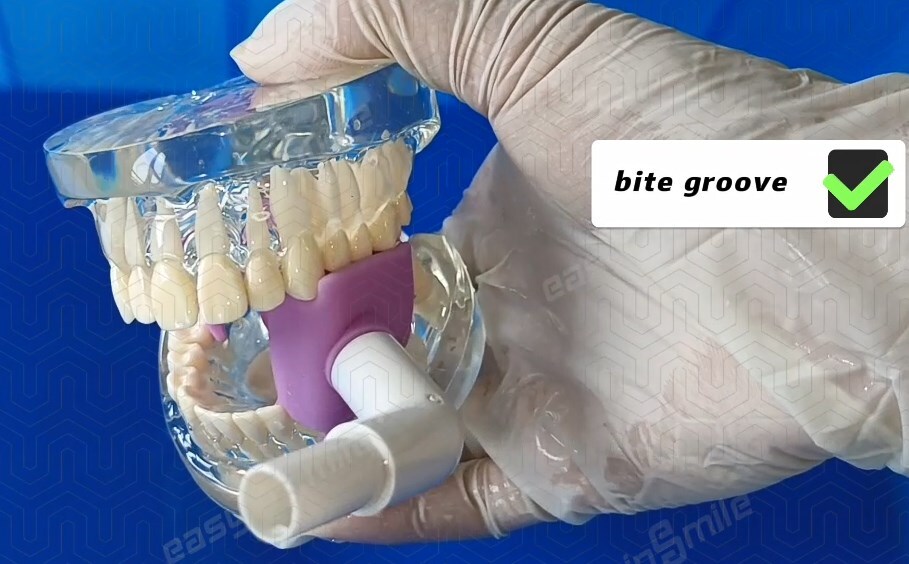 Dental Bite Blocks Mouth Prop Saliva Ejector Suction Tube Dryshield Adapter