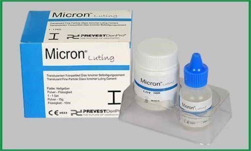 4 x PREVEST DENPRO MICRON-I PERMANENT GLASSIONOMER DENTAL CEMENT 15GM + 10ML