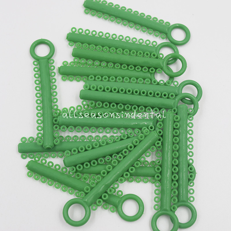 1040 Pcs/Bag Orthodontic Dental Elastic Braces Rubber Ligature Ties 37 Colors